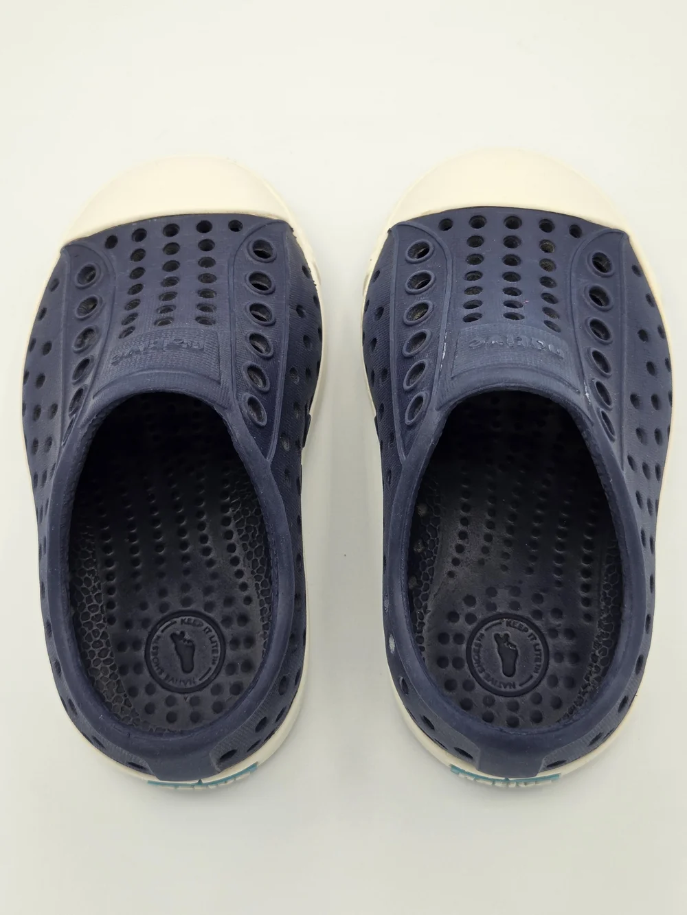 Native Jefferson Kids Slip-On Water Shoes Navy Size C5